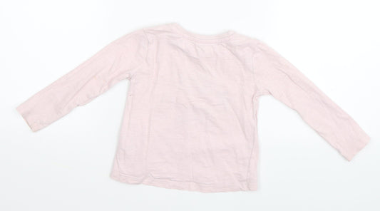 TU Girls Pink Basic T-Shirt Size 12-18 Months