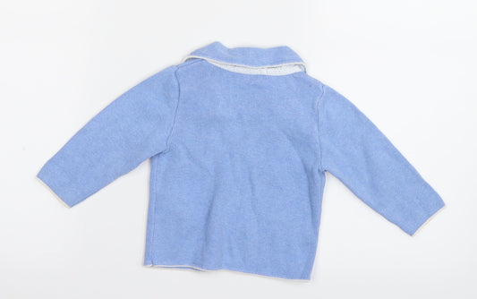 Mayoral Blue Cardigan Jumper Size 12-18 Months