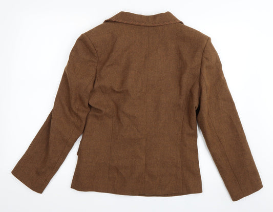 OWBL Womens Brown Jacket Blazer Size 10