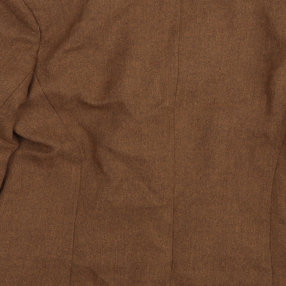 OWBL Womens Brown Jacket Blazer Size 10
