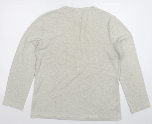 F&F Mens Grey Pullover Jumper Size L
