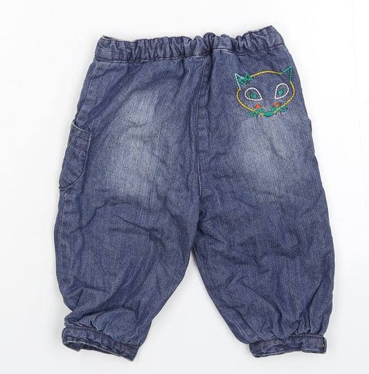DP... am Baby Blue Denim Capri Jeans Size 12 Months
