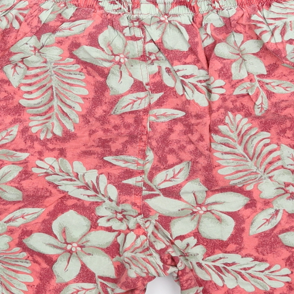 Pegasus Womens Multicoloured Floral Bermuda Shorts Size L