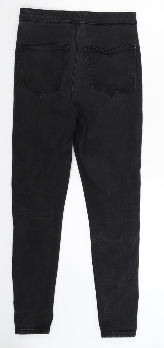 Topshop Womens Black Denim Jegging Jeans Size 28 in L26 in