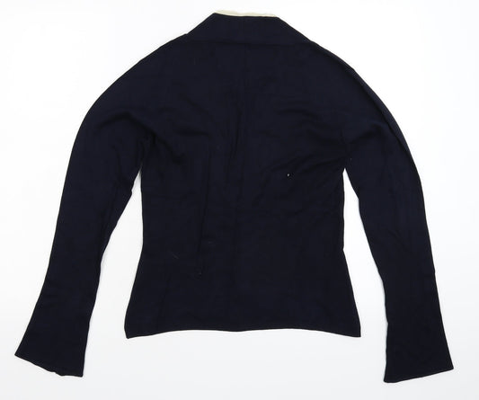 Tiffi Womens Blue Knit Pullover Jumper Size S