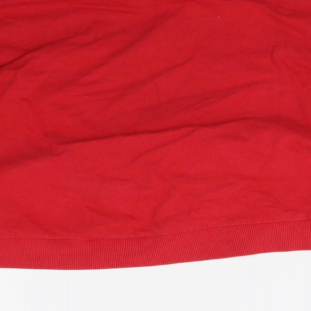 H&M Girls Red Pullover Sweatshirt Size 9-10 Years - love