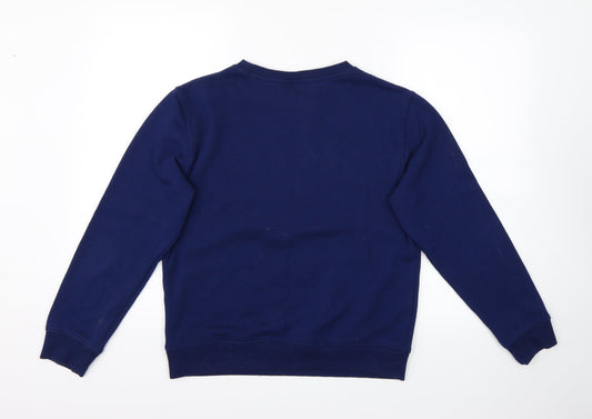 Graffiti Boys Blue Pullover Jumper Size 13 Years - brooklyn