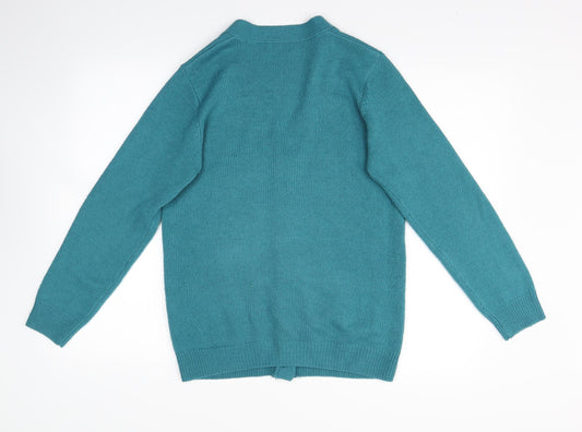 camart Womens Blue Cardigan Jumper Size 8