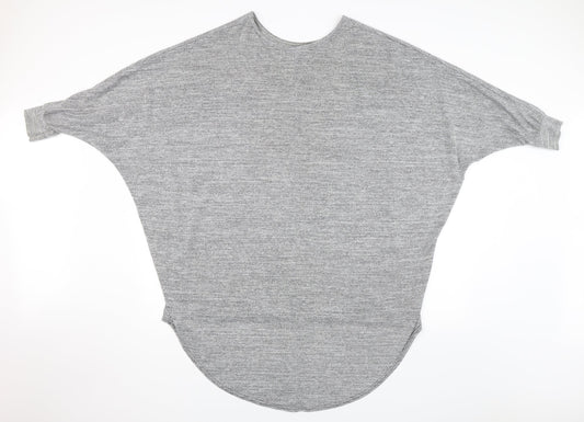 Ladies Look Womens Grey Pullover Jumper One Size