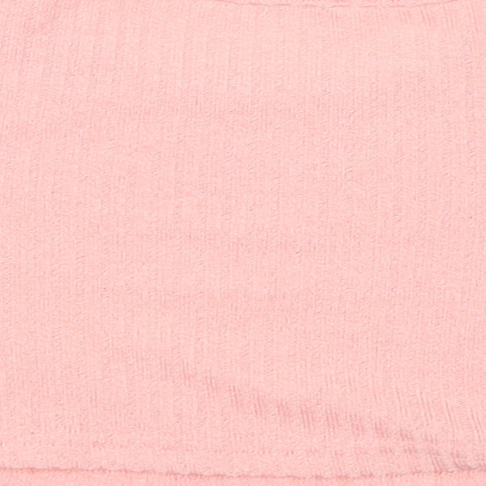 SheIn Girls Pink Basic T-Shirt Size 7 Years