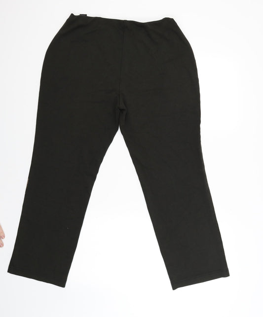 M&S Womens Green Jegging Trousers Size 14 L25 in