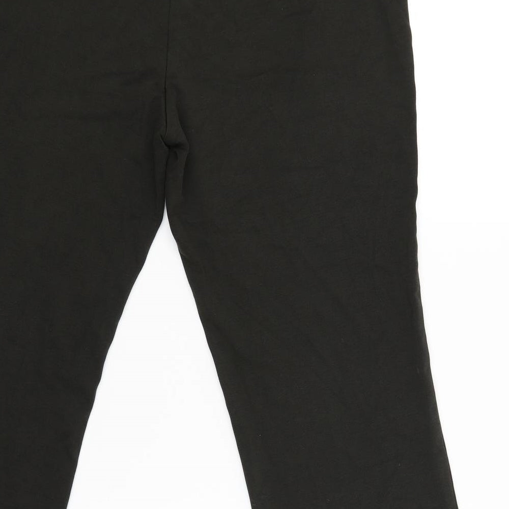 M&S Womens Green Jegging Trousers Size 14 L25 in