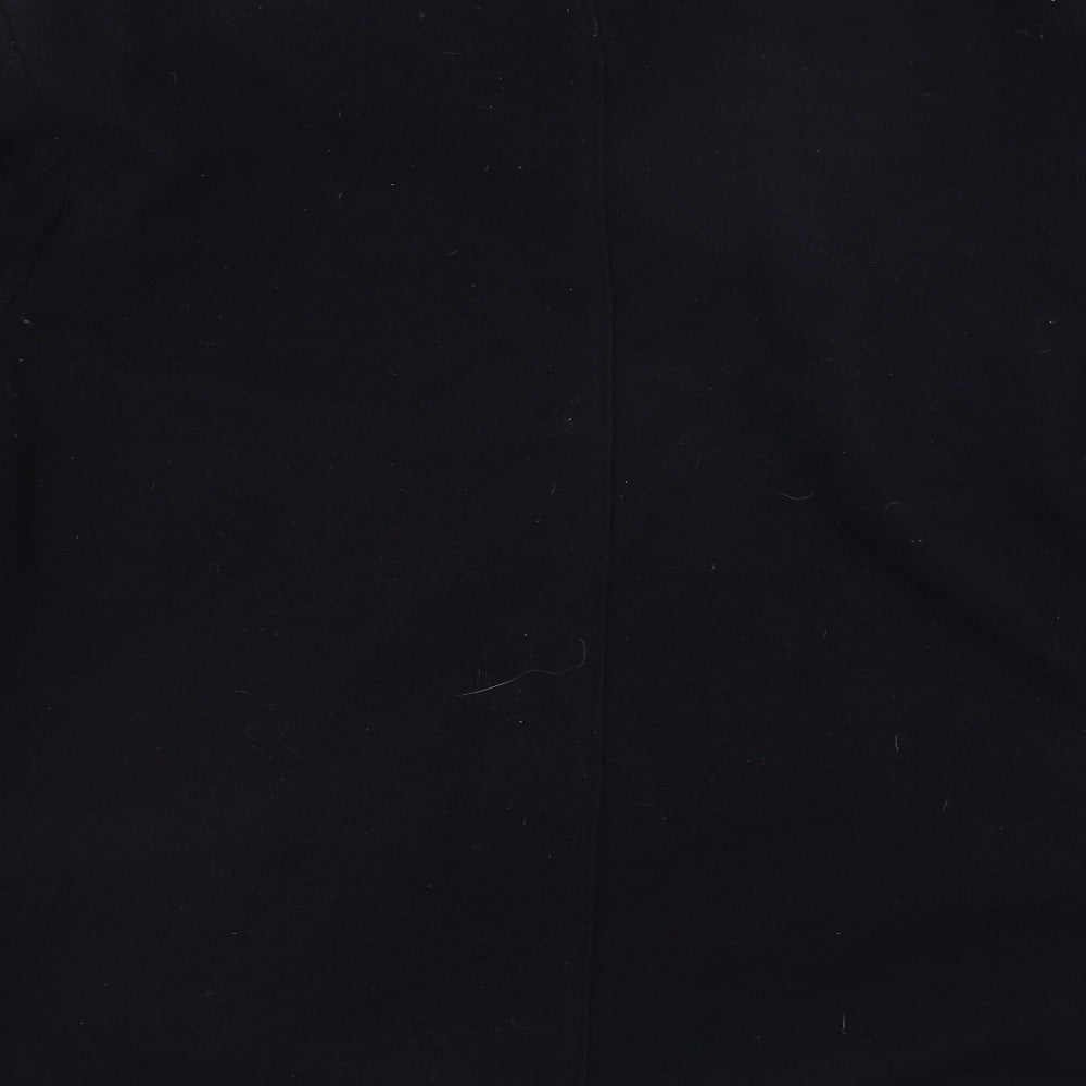 Brand and care label for fraser women’s blue jacket coat, size UK 40