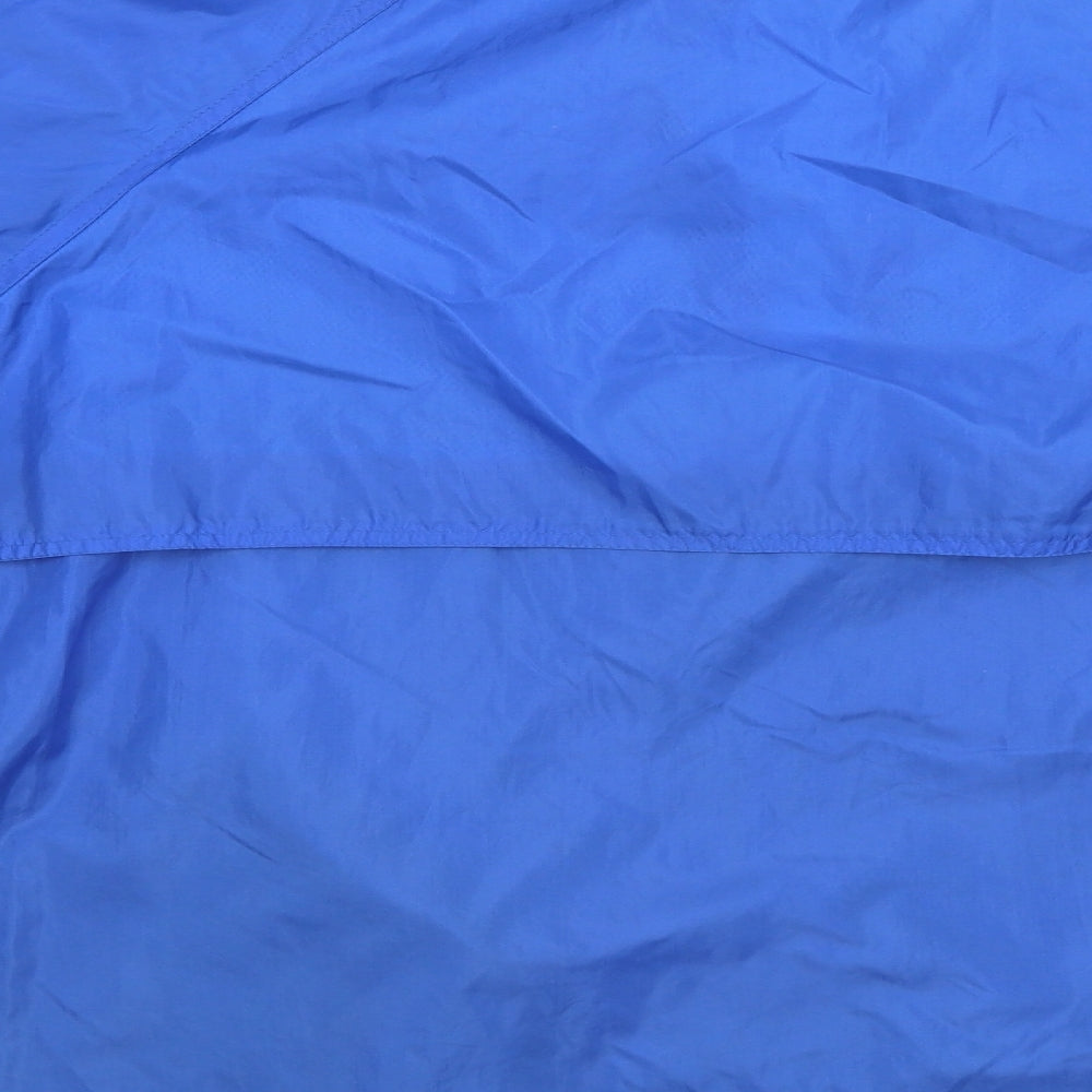 Coast to Coast Womens Blue Trench Coat Poncho Size M