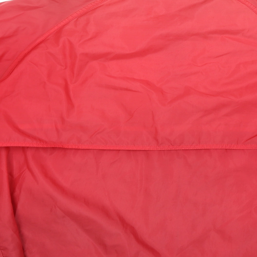 Coast to Coast Womens Red Windbreaker Poncho Size M