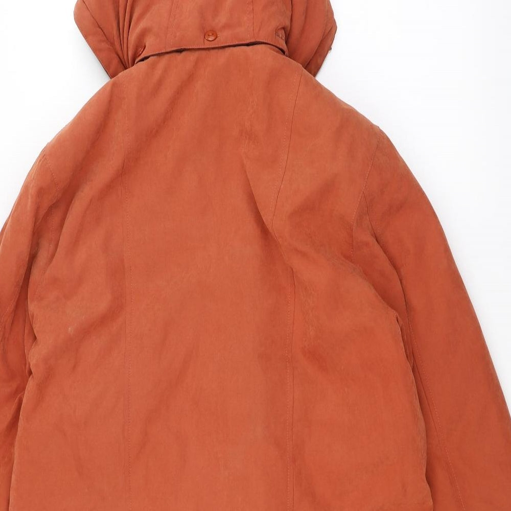 River Oak Womens Brown Parka Coat Size 12