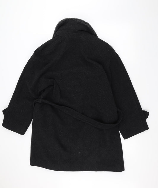Preworn Womens Black Jacket Size 12