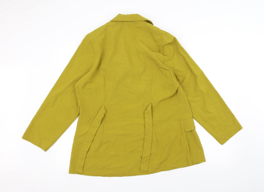 essence Womens Yellow Jacket Size 16