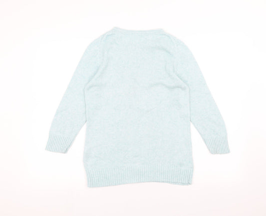 Marks and Spencer Womens Blue Pullover Jumper Size 8
