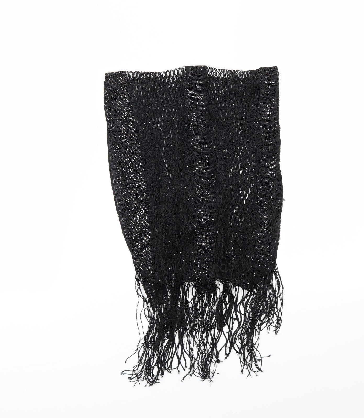 Preworn Womens Black Shawl/Wrap