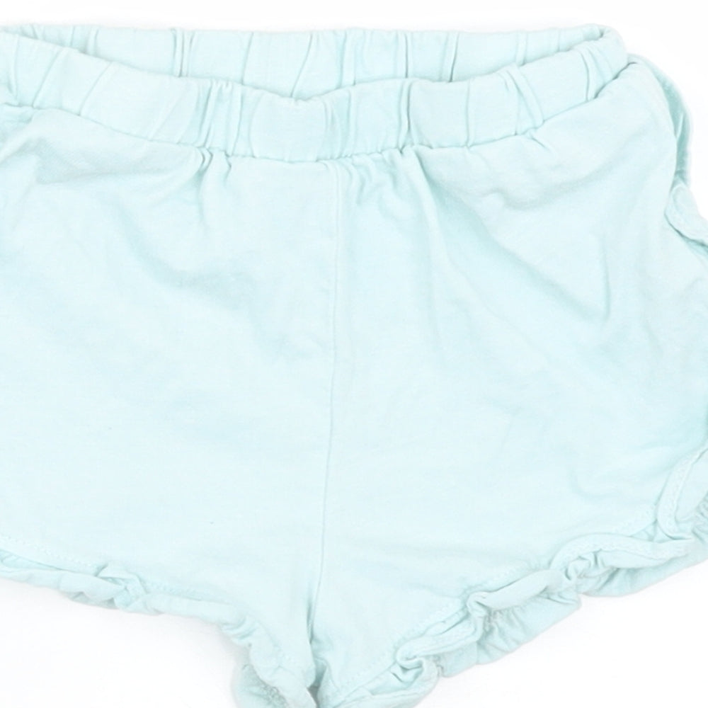 Matalan Girls Green Sweat Shorts Size 2-3 Years