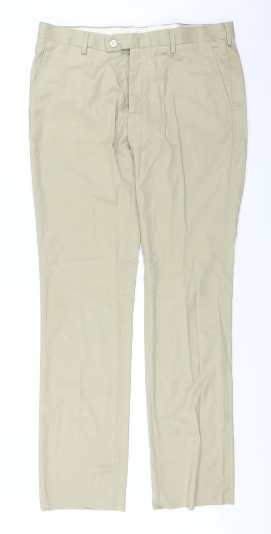 Arrow Mens Beige   Trousers  Size 36 in L33 in