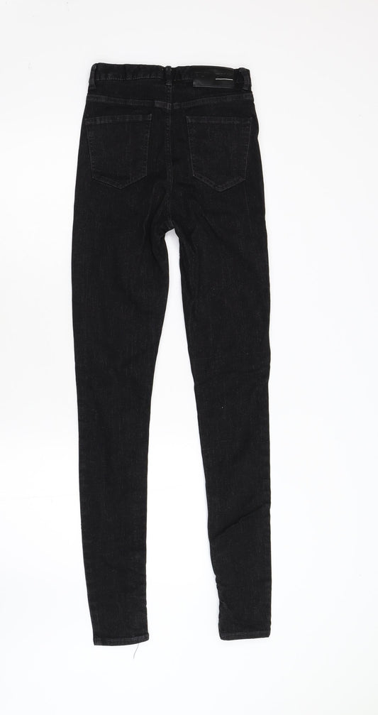 BLK DNM Womens Black Skinny Jeans Size S L30 in