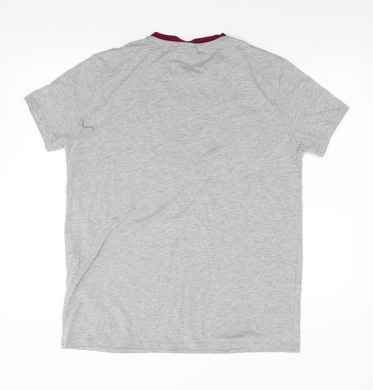 Macron Womens Grey Basic T-Shirt Size L