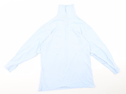 jumoer Womens Blue Pullover Jumper Size S