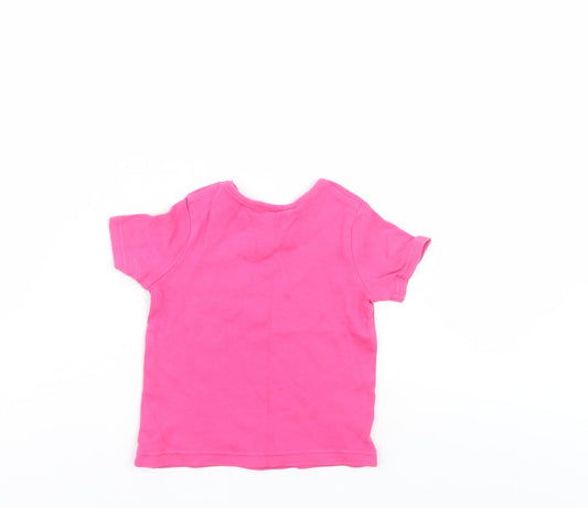 Disney Girls Pink Basic Casual Size 12-18 Months
