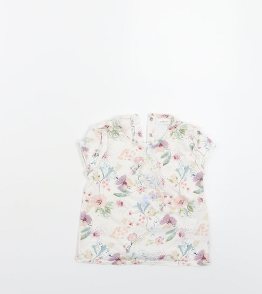 NEXT Boys White Floral Basic Casual Size 12-18 Months