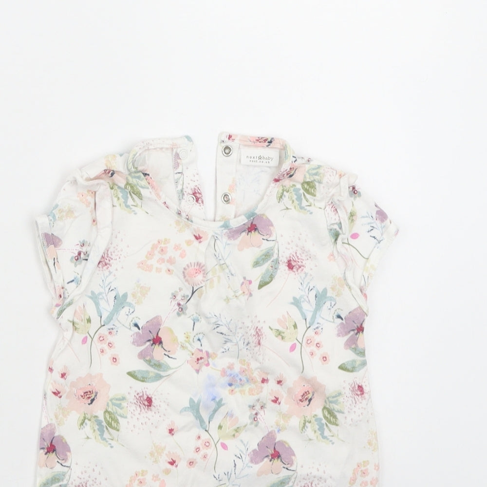 NEXT Boys White Floral Basic Casual Size 12-18 Months