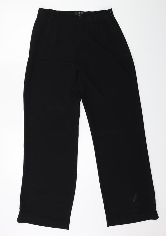 JFW Womens Black Trousers Size 12