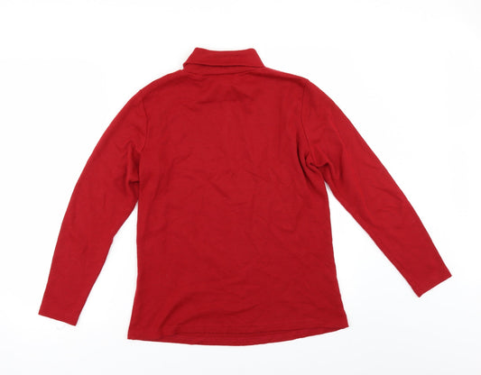 afibel Womens Red Jumper Size 14