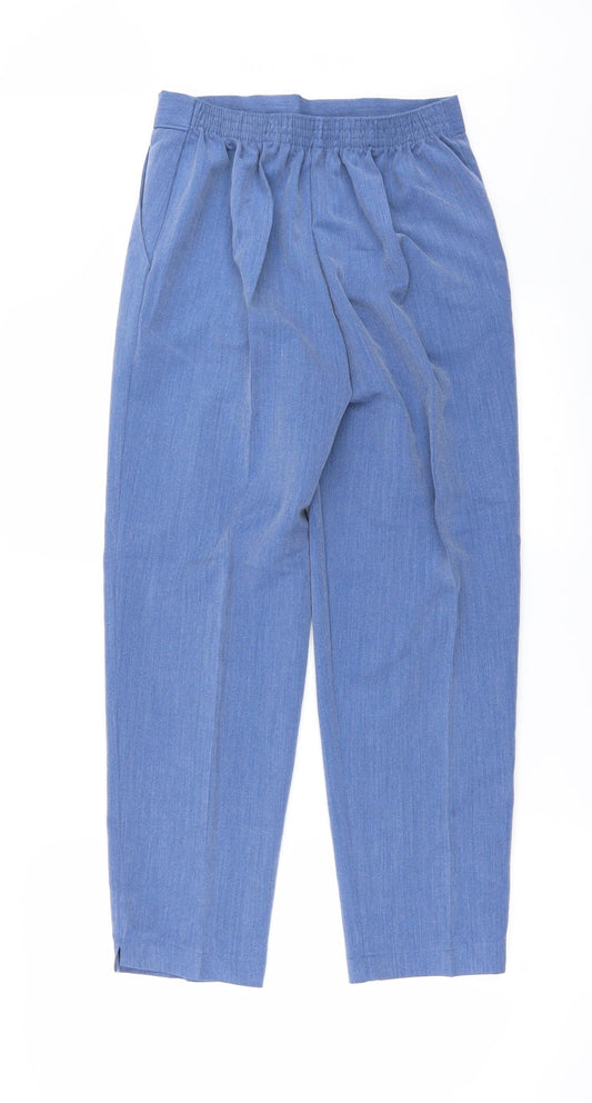 Preworn Womens Blue Trousers Size 10 L25 in