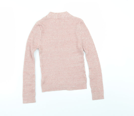 Topshop Womens Pink Pullover Jumper Size S