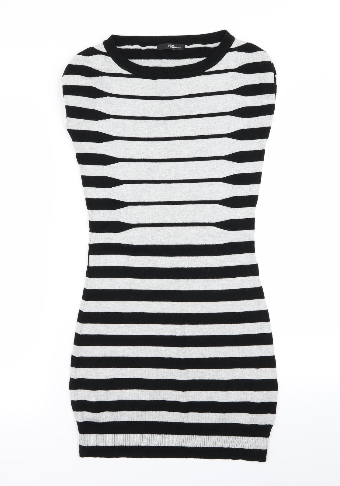 Jane Norman Womens Multicoloured Striped Bodycon Size 10