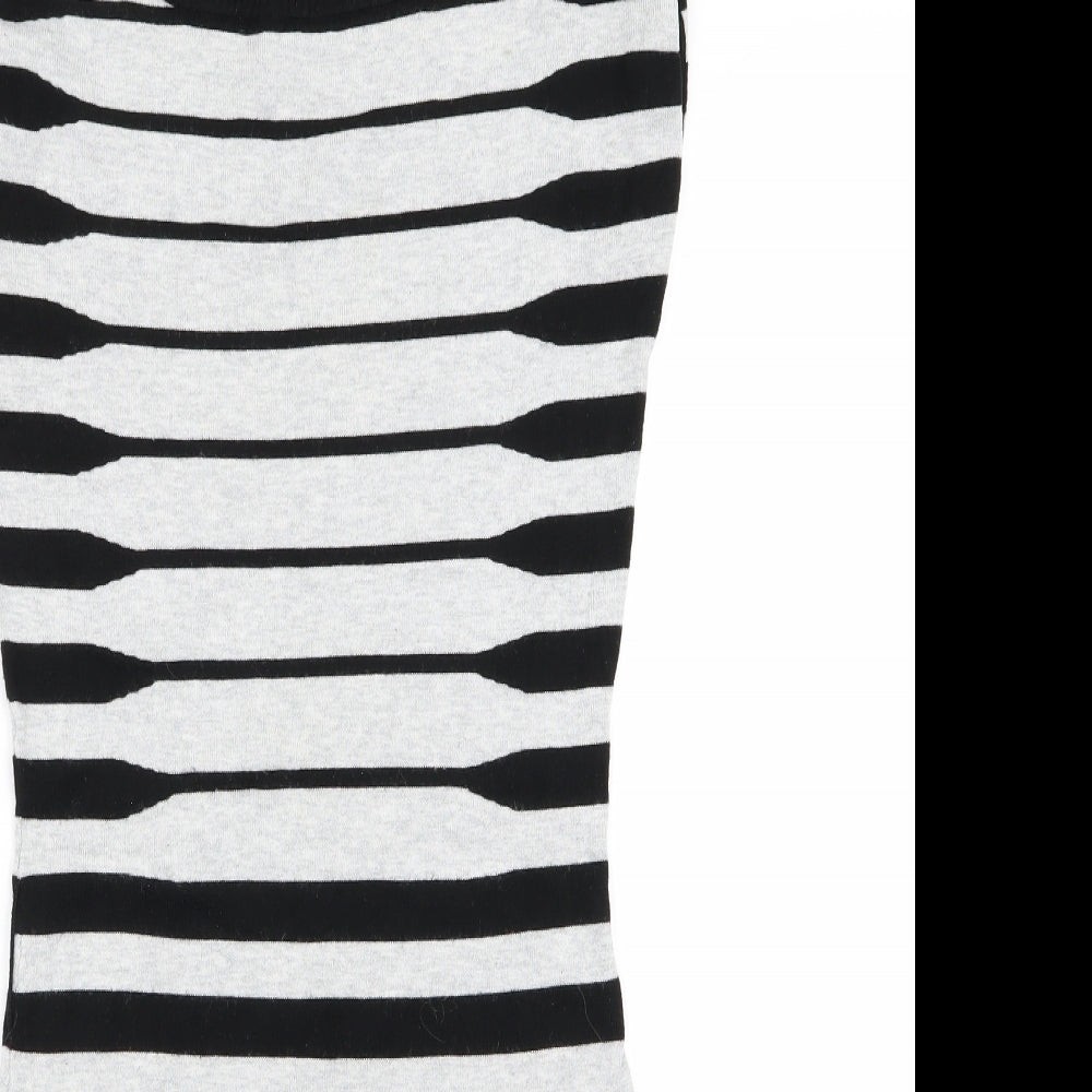 Jane Norman Womens Multicoloured Striped Bodycon Size 10