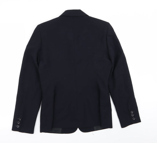 logg Womens Blue Jacket Blazer Size 8
