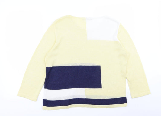 Envy Womens Multicoloured Pullover Jumper Size M