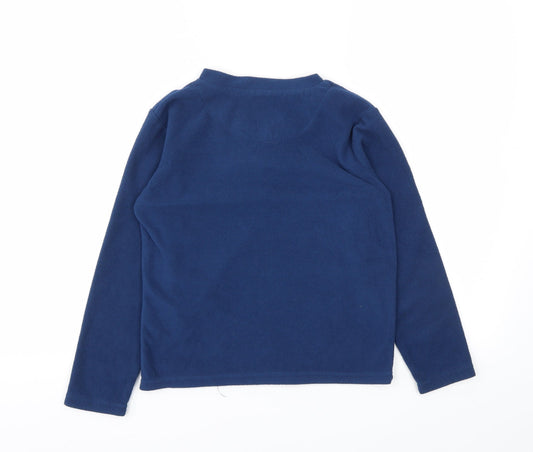Rebel Boys Blue Pullover Sweatshirt Size 9-10 Years