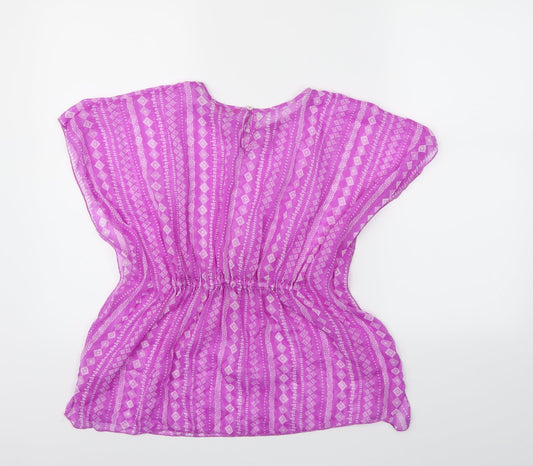 YD Girls Purple Cape Jumper Size 9-10 Years