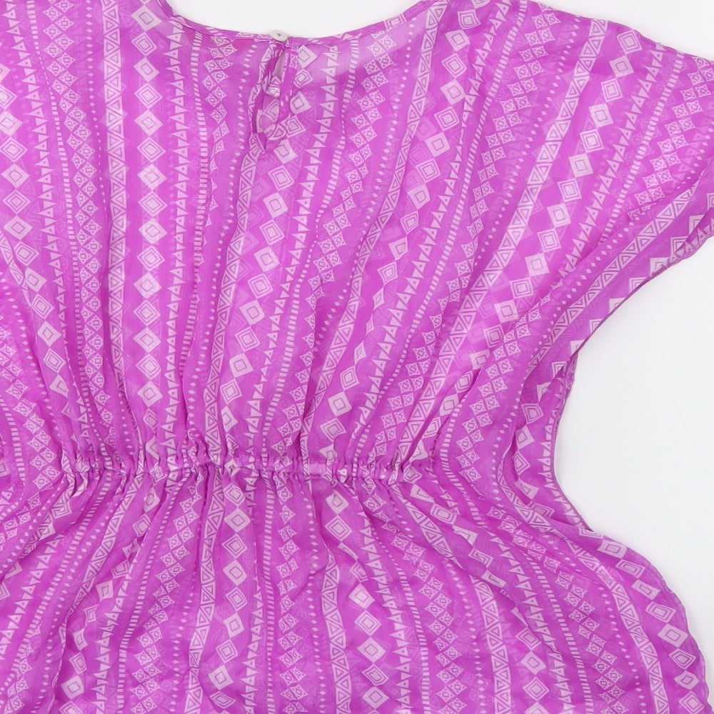 YD Girls Purple Cape Jumper Size 9-10 Years