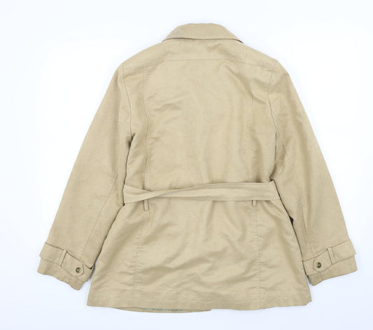 Klass Womens Beige Gilet Jacket Size 12
