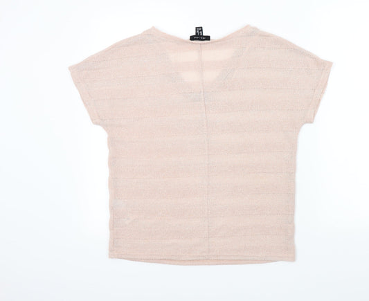New Look Womens Pink Pullover Jumper Size S