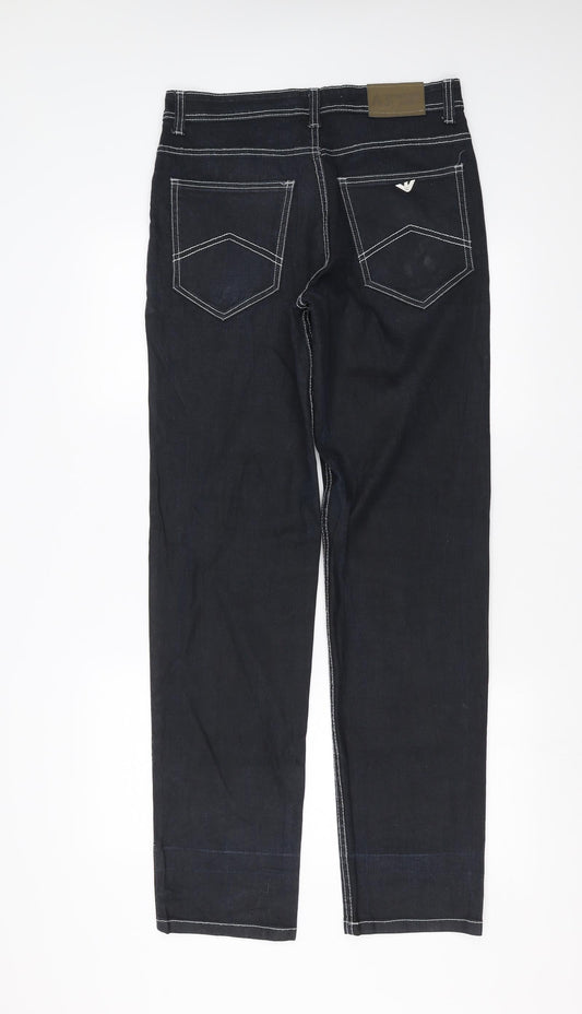 Preworn Womens Blue Denim Snow Pants Trousers Size 32 in L33 in