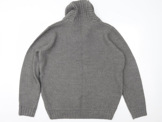 EWM Mens Grey Pullover Jumper Size L