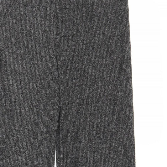 Papaya Womens Grey Trousers Size 12 L28 in