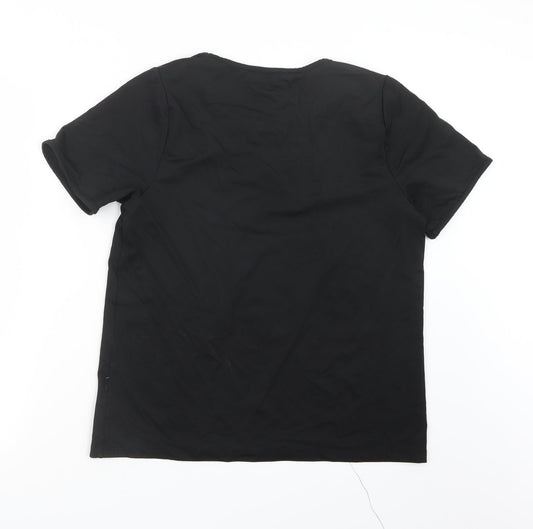 Incorporatewear Womens Black Basic T-Shirt Size M