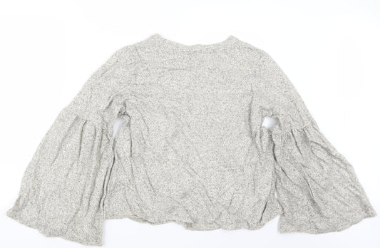 Marks and Spencer Womens Beige Pullover Jumper Size 14